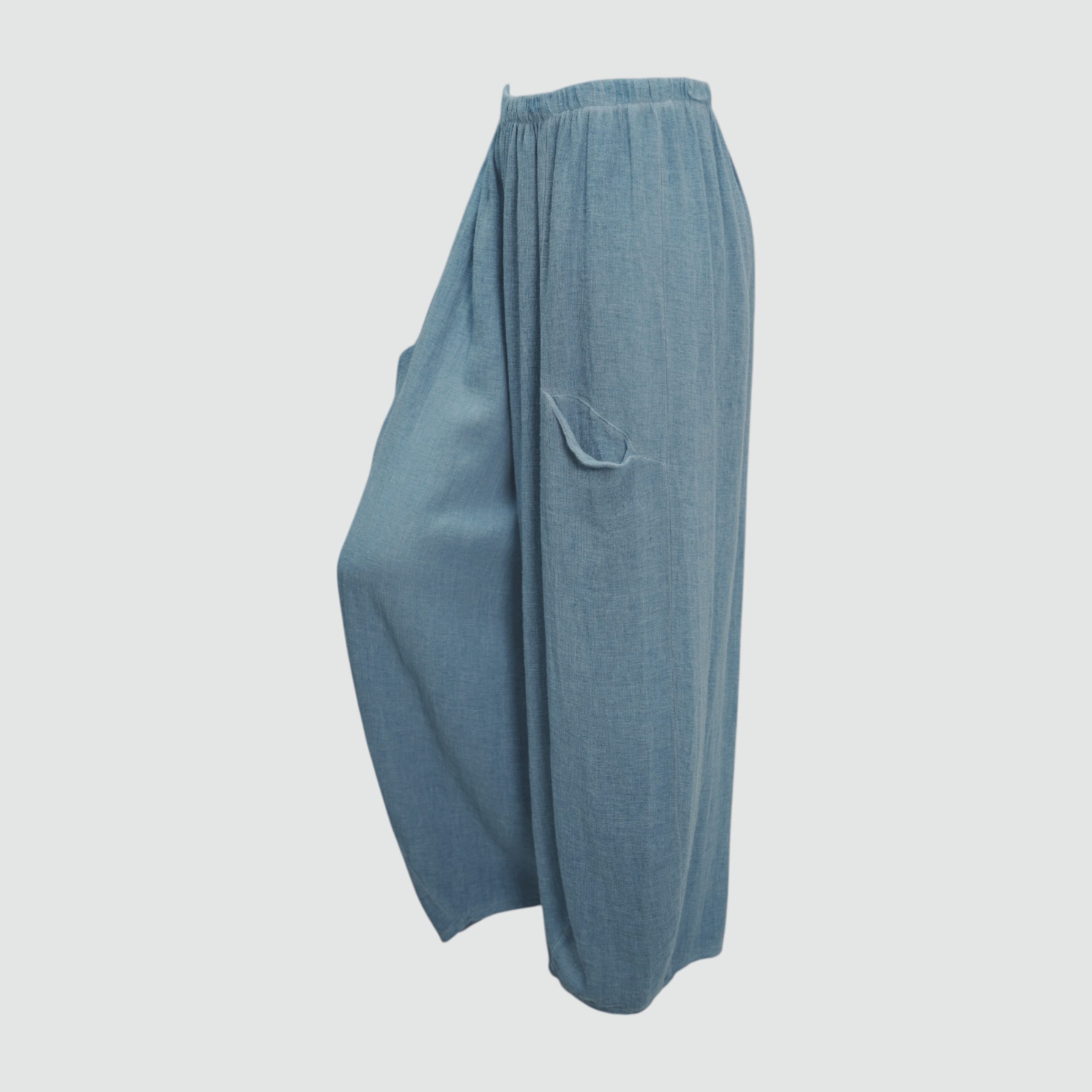 Delta Linen Mix Cocoon/Barrel Style Trousers 10-16 Sea Salt Collection - Image 10