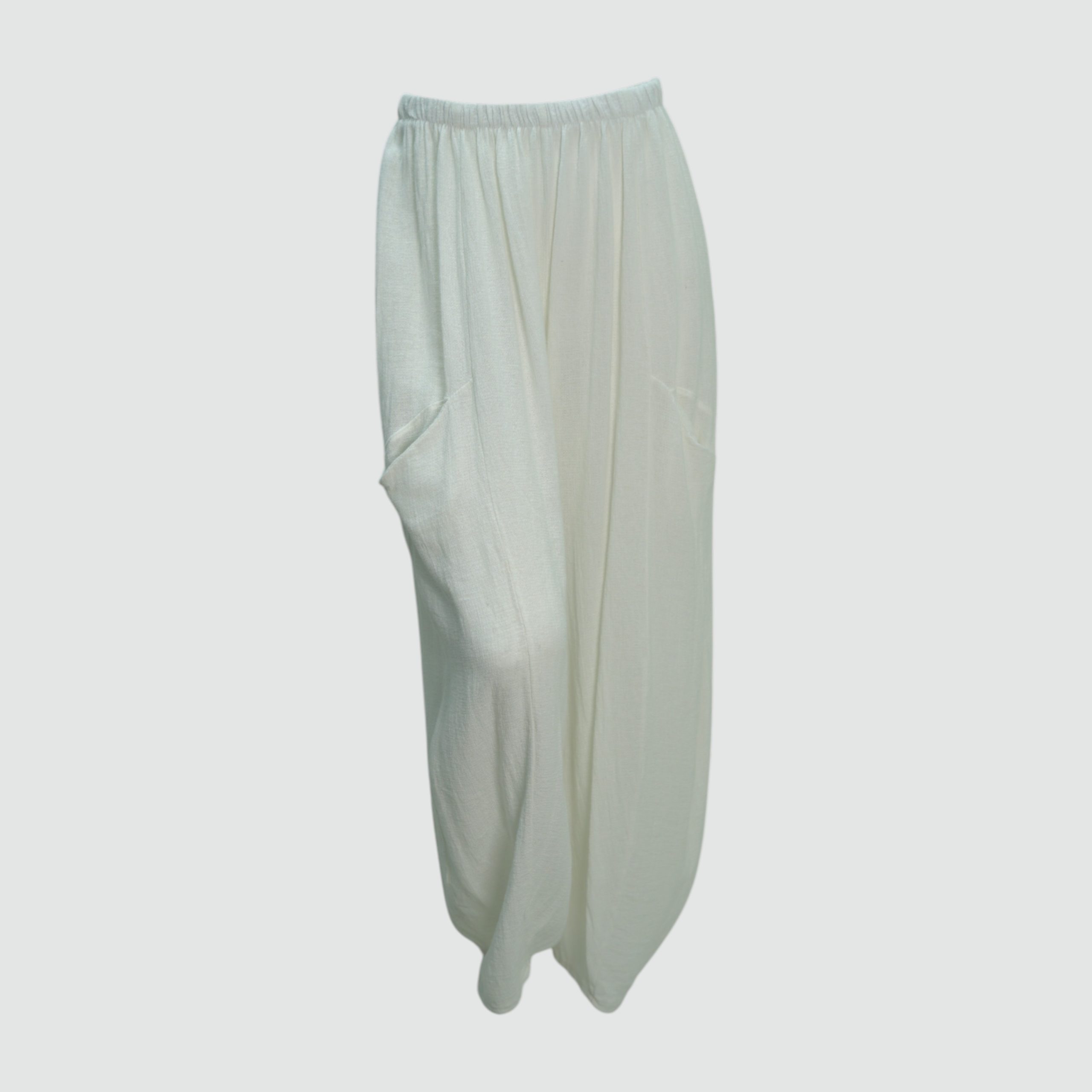 Delta Linen Mix Cocoon/Barrel Style Trousers 10-16 Sea Salt Collection - Image 12