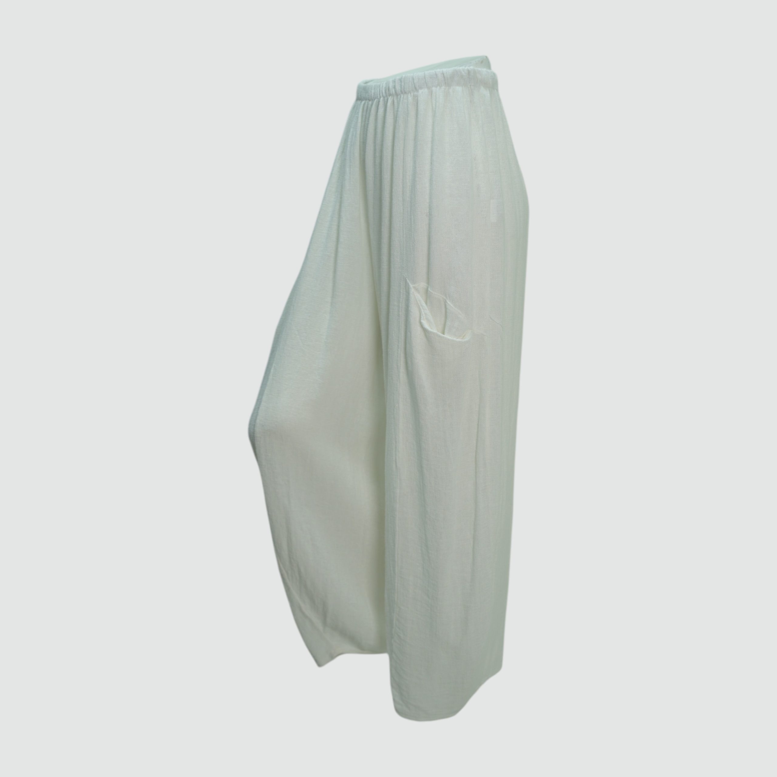 Delta Linen Mix Cocoon/Barrel Style Trousers 10-16 Sea Salt Collection - Image 13