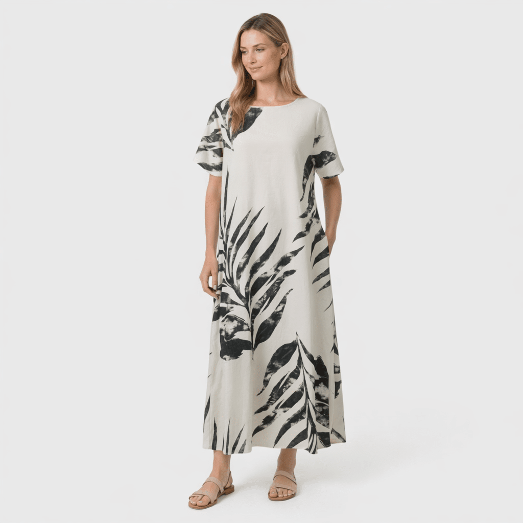 Cumanta -linen dress - 16-18 - Image 9