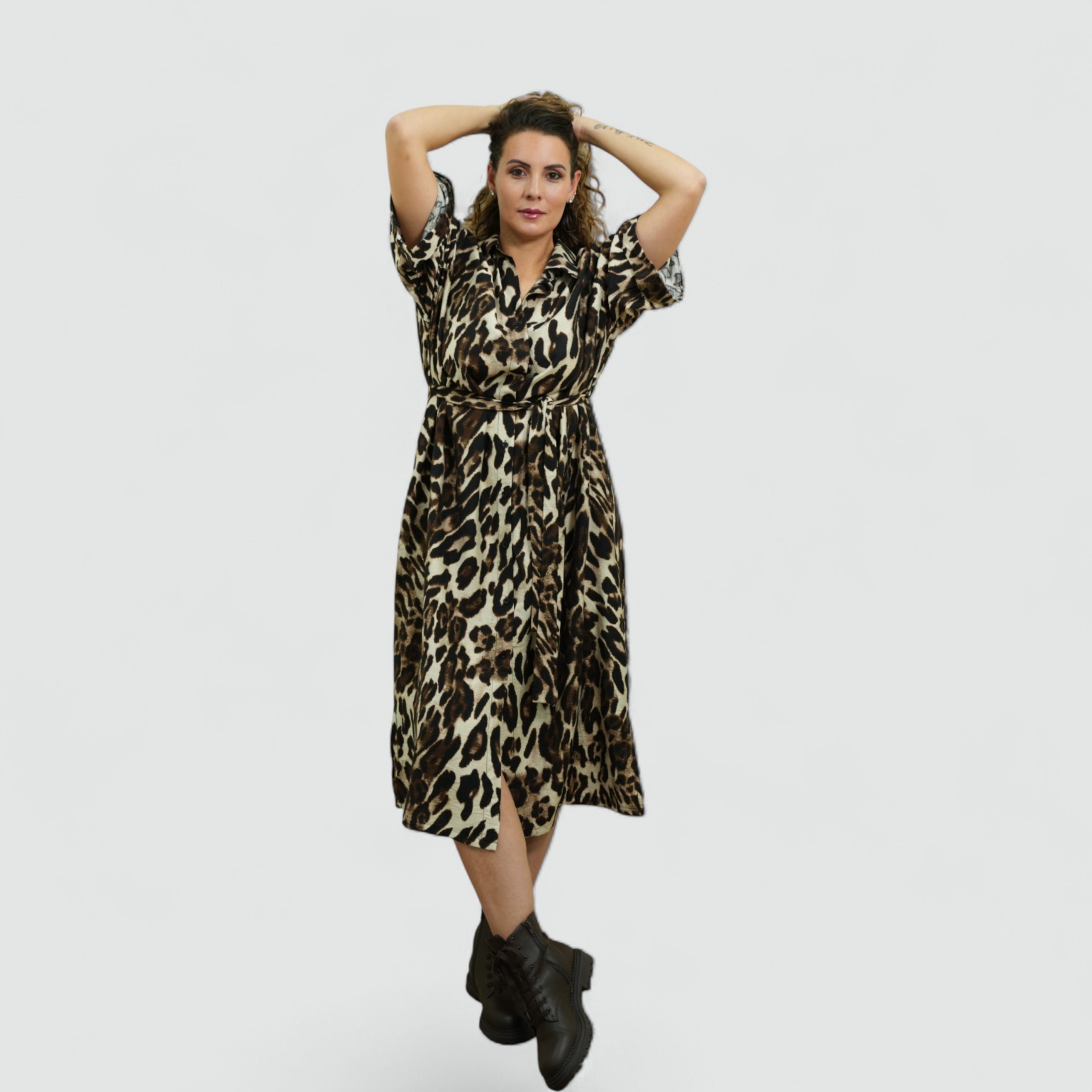 Clarissa Animal Print Dress size 12-22 - Image 5