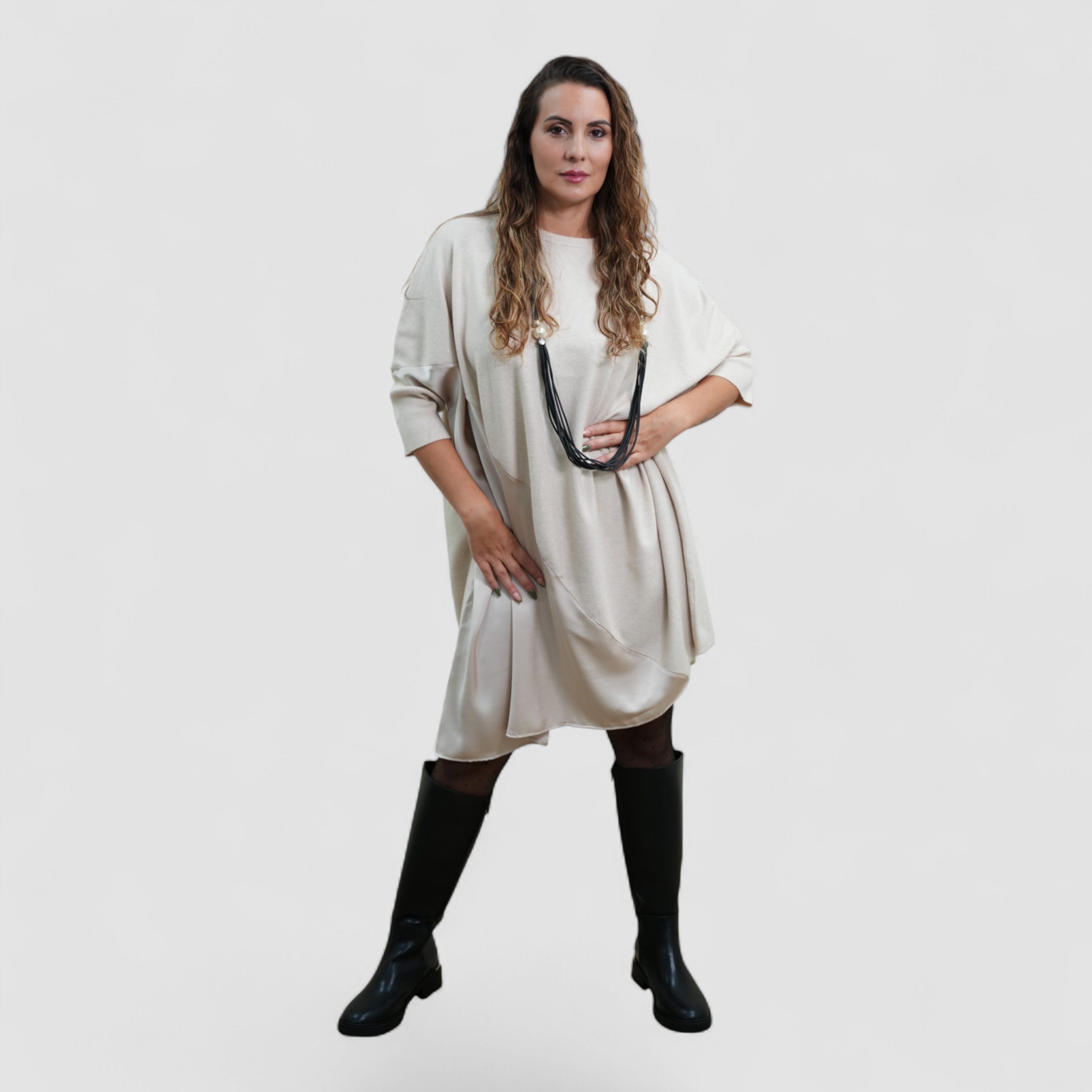 Genevieve Lagenlook Oversized Dress12-20 - Image 2