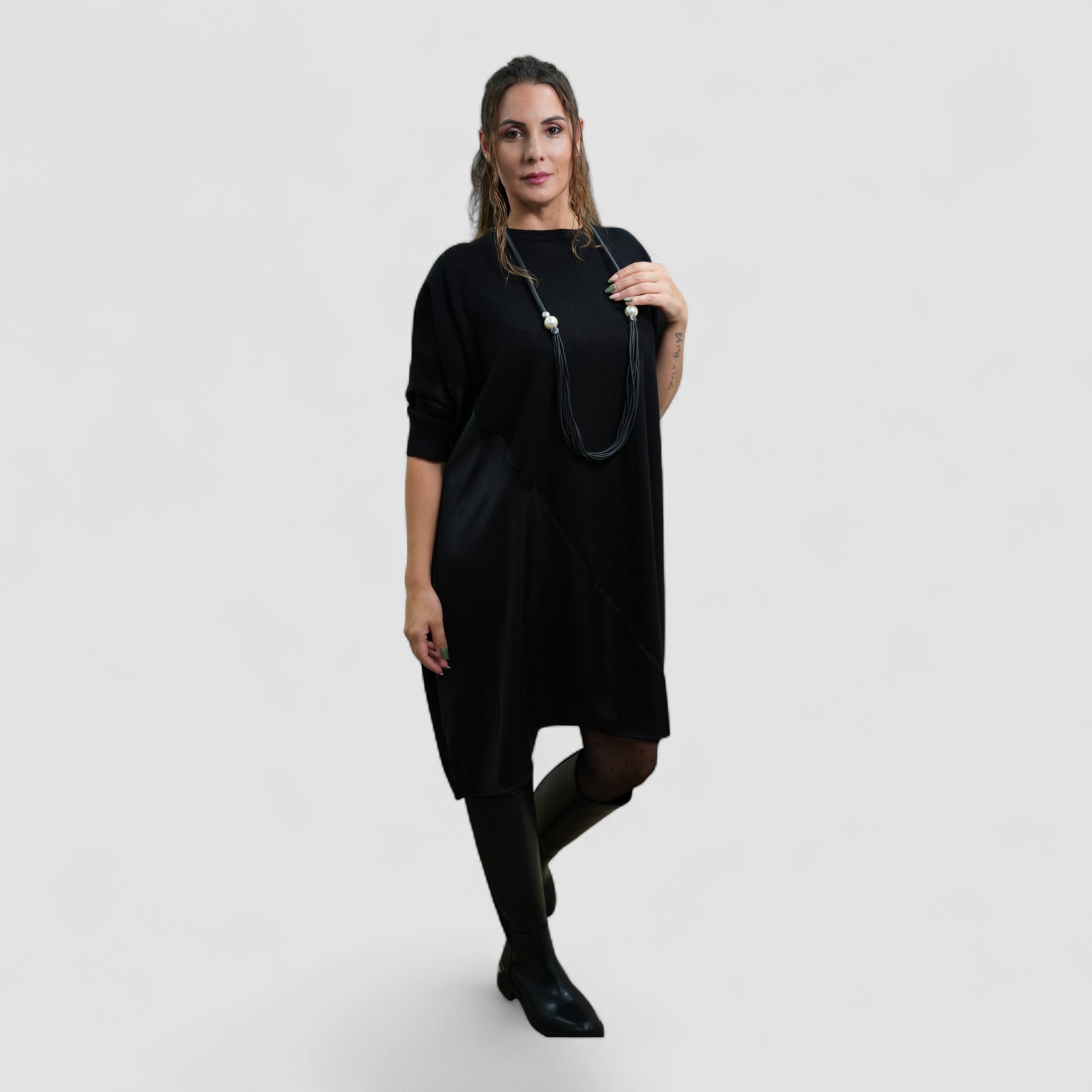 Genevieve Lagenlook Oversized Dress12-20 - Image 7