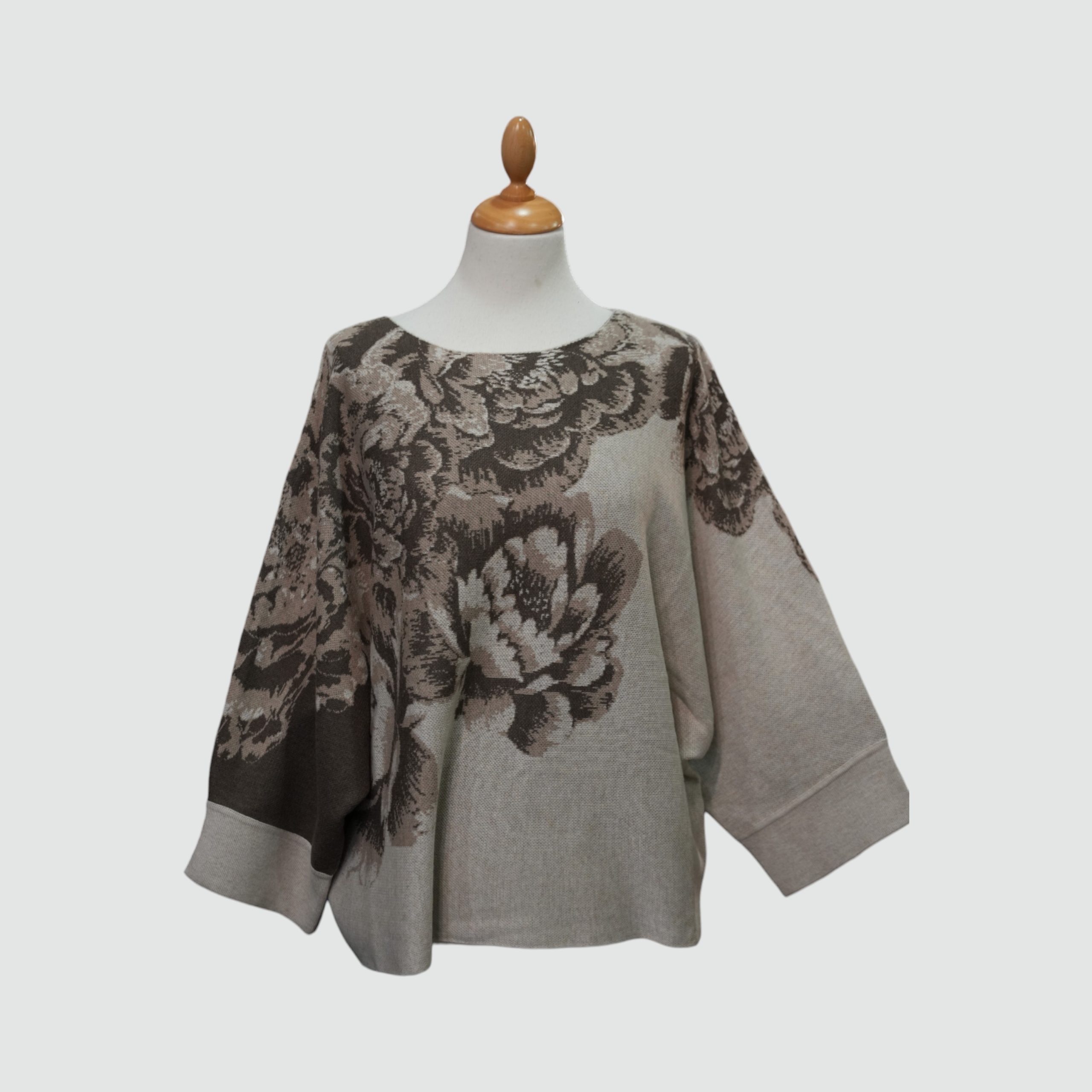 Sintra Feature Print Batwing Knitwear size12-22