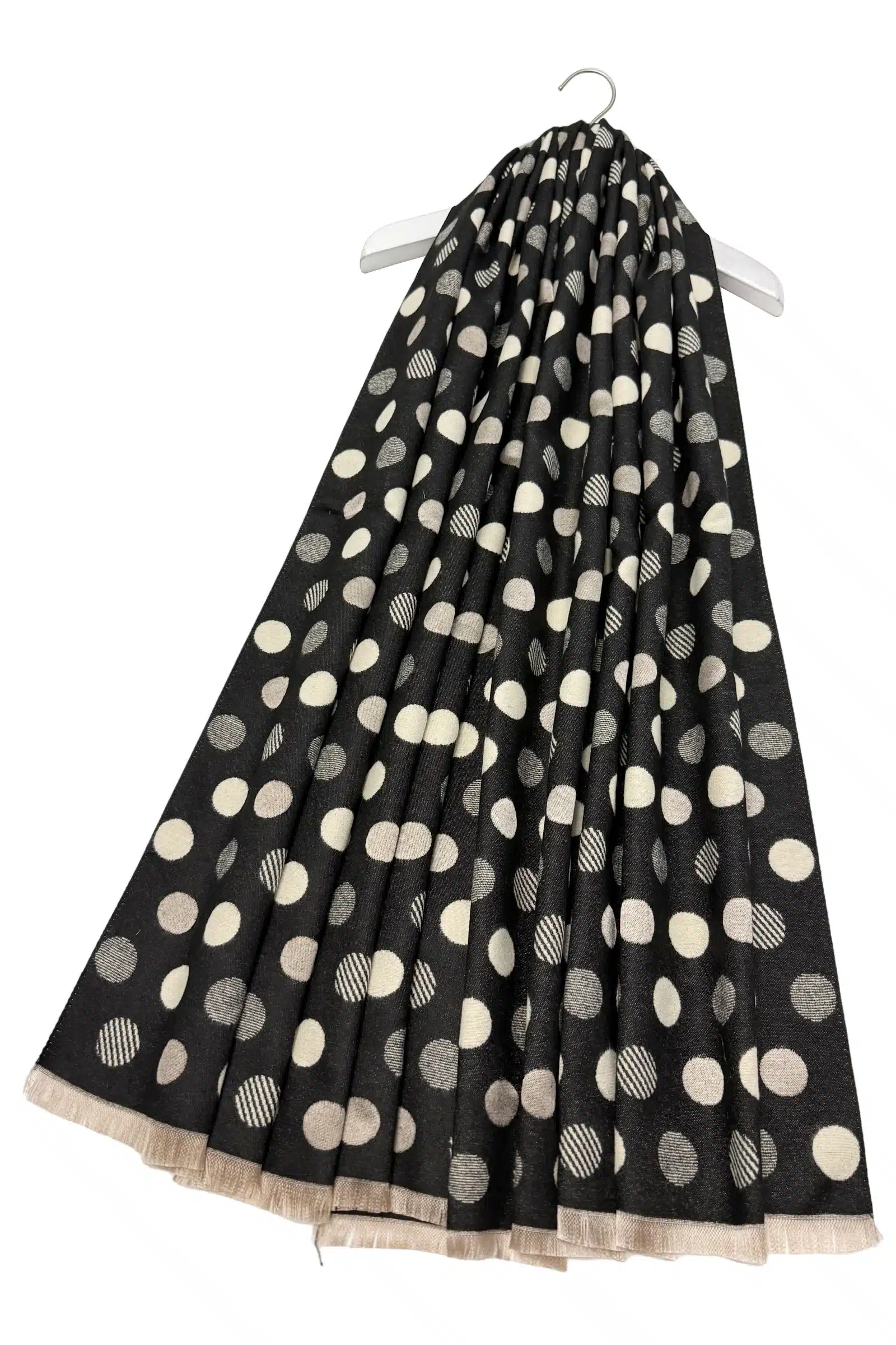 Kitty Luxury Polka Dot Reversible Scarf - Image 4