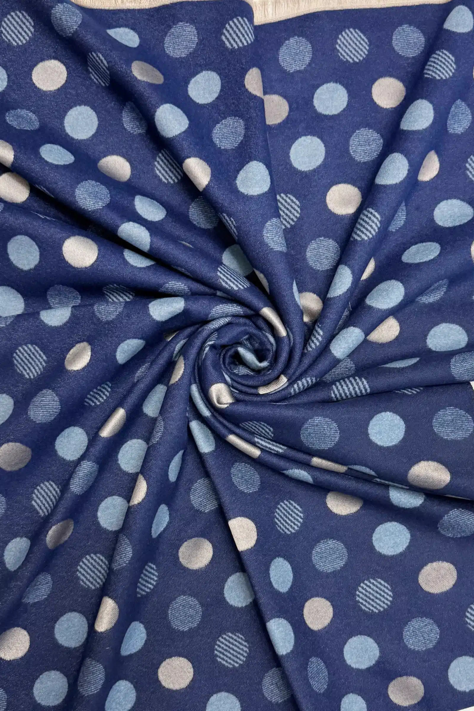 Kitty Luxury Polka Dot Reversible Scarf - Image 8
