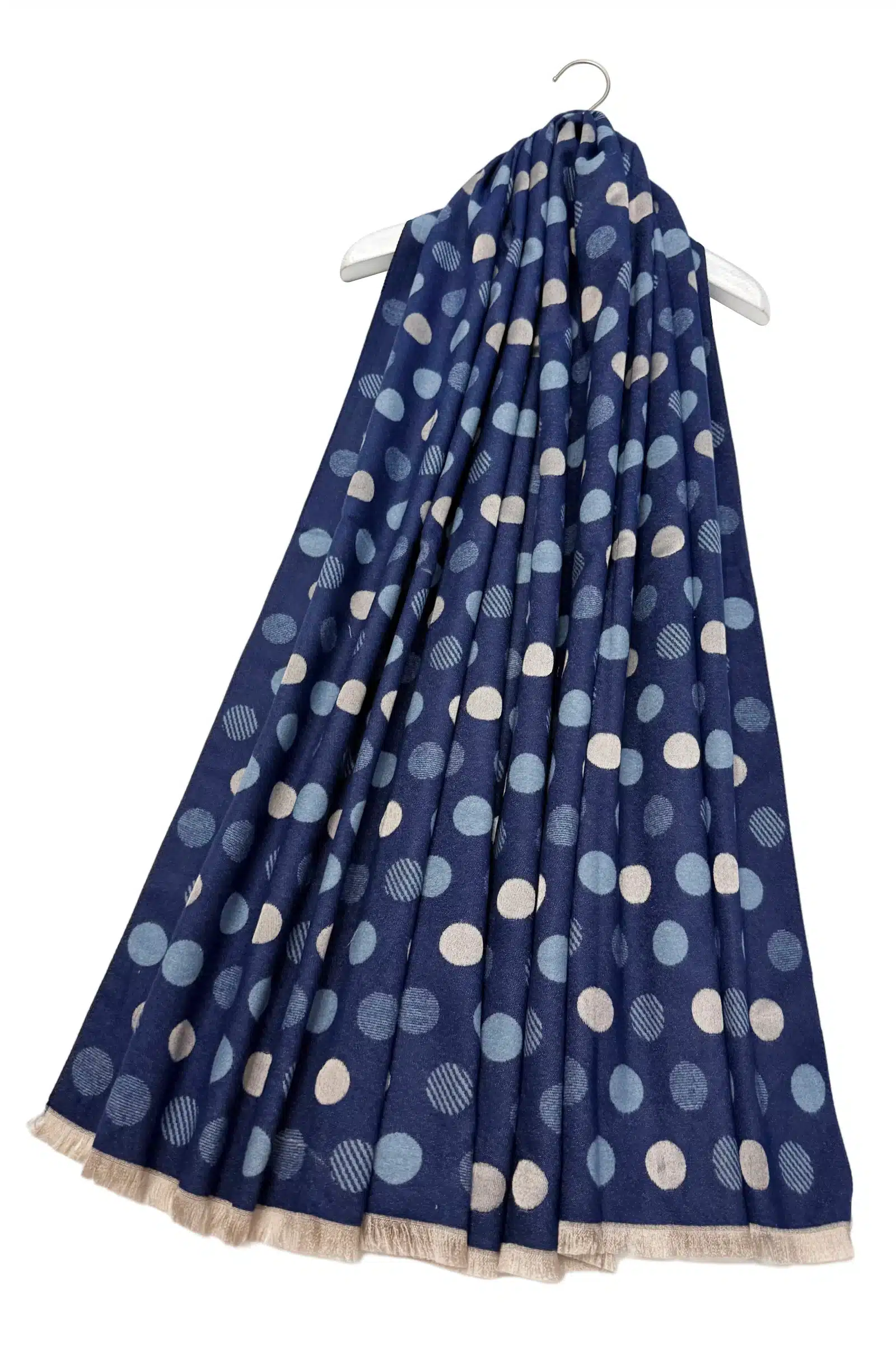 Kitty Luxury Polka Dot Reversible Scarf - Image 9