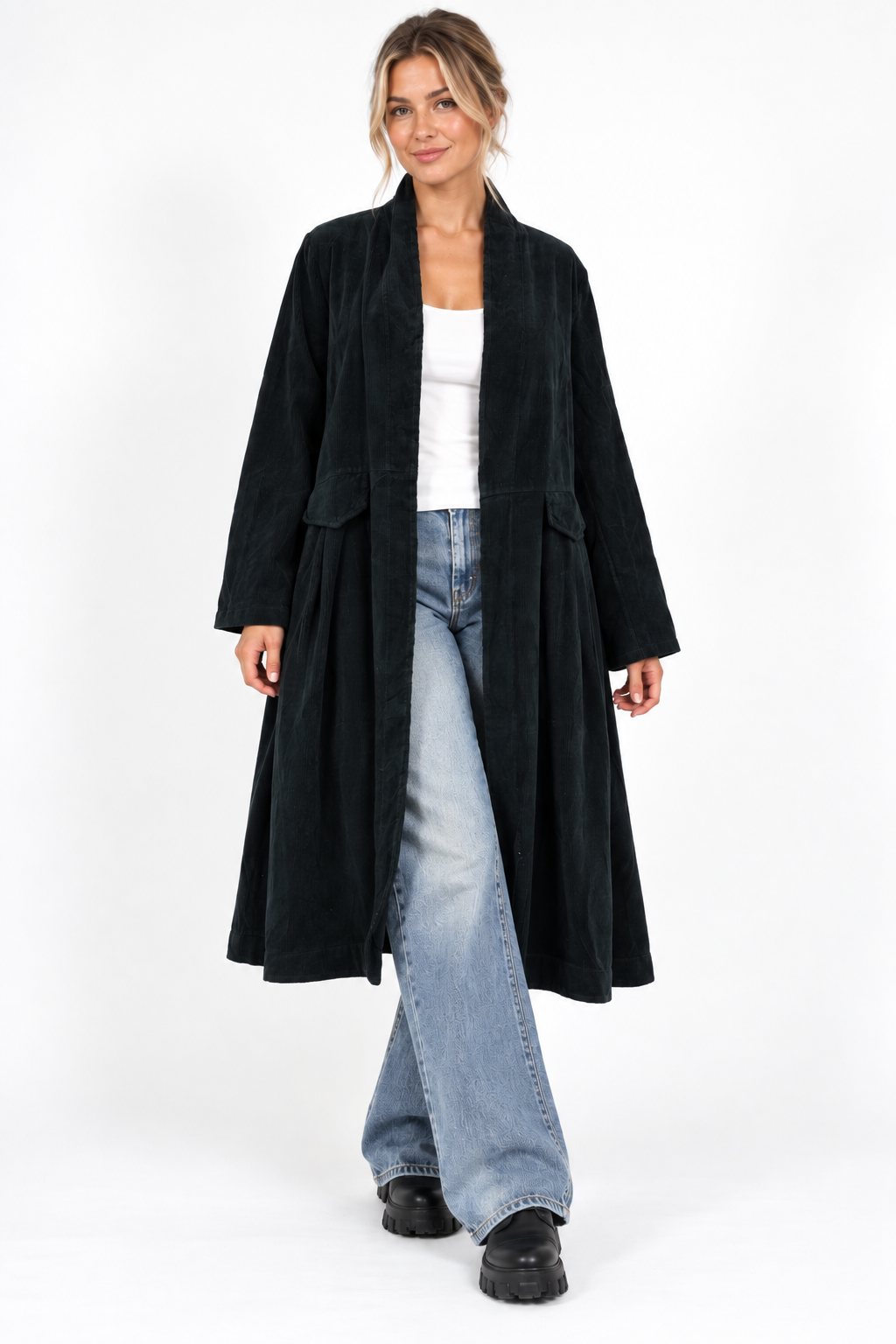 Jairo 3/4 Corduroy jacket/Coat size 12-16 - Image 2