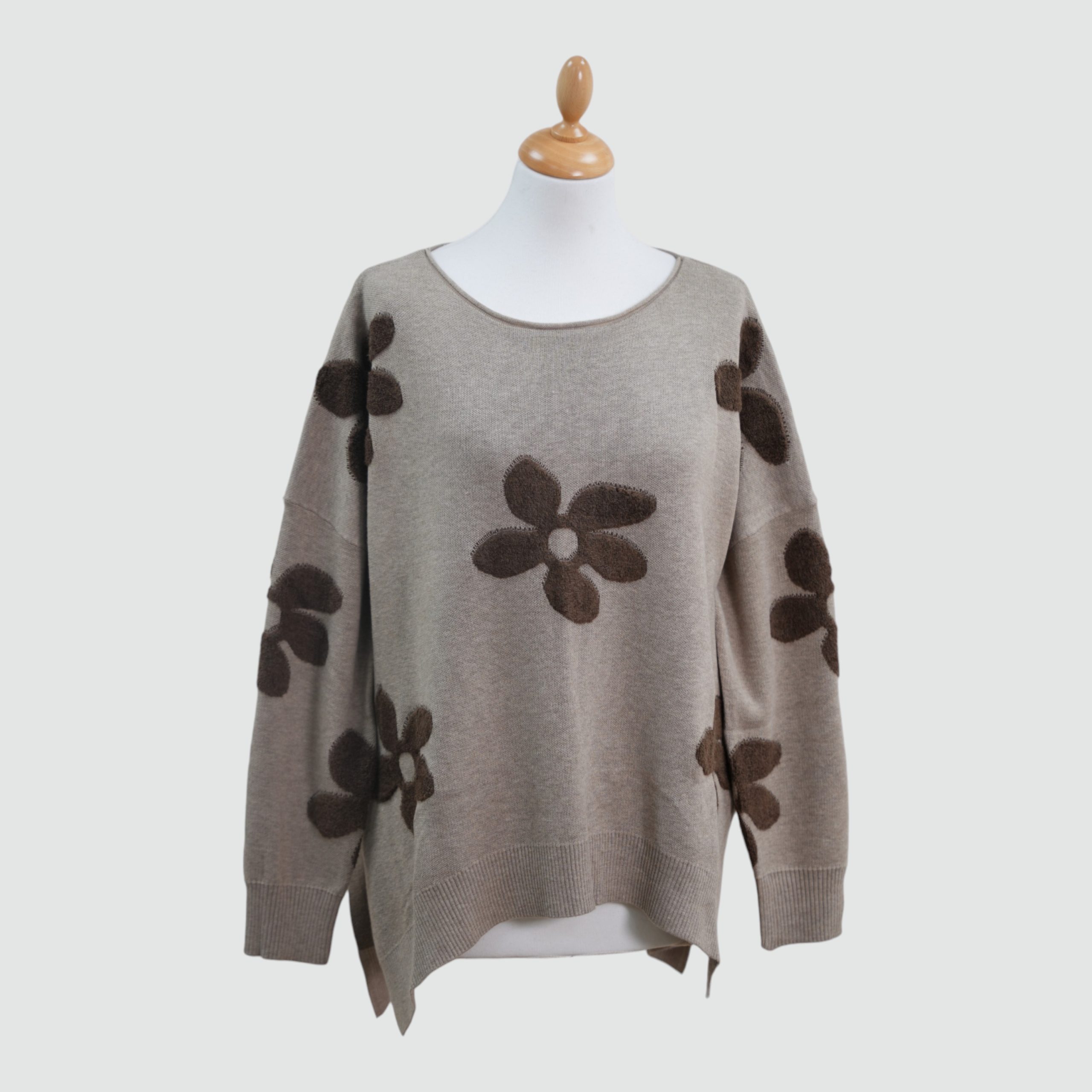 Estel Flower Applique Sweater size14-20