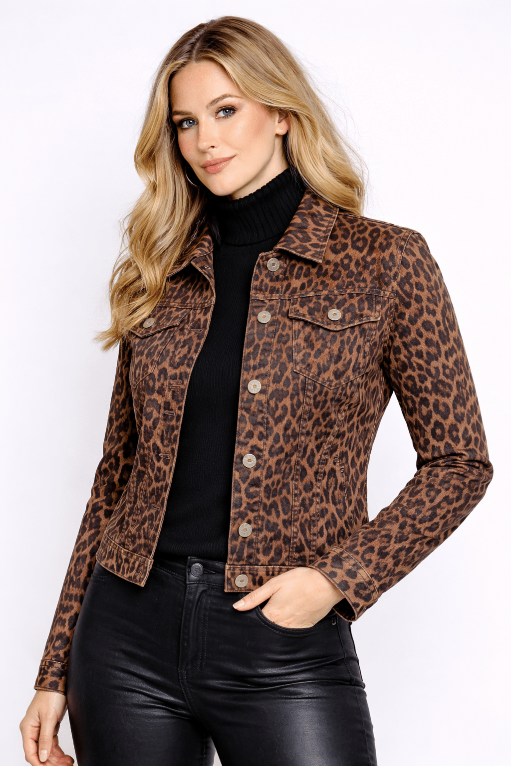 Tonnio Leopard Print Jacket Size UK 10,12,14,16 - Image 7