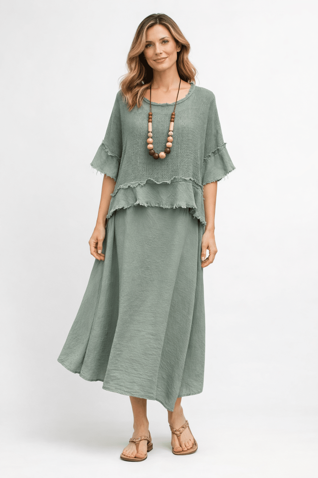 Freda Two piece Layered Dress size 14-16 - Image 2