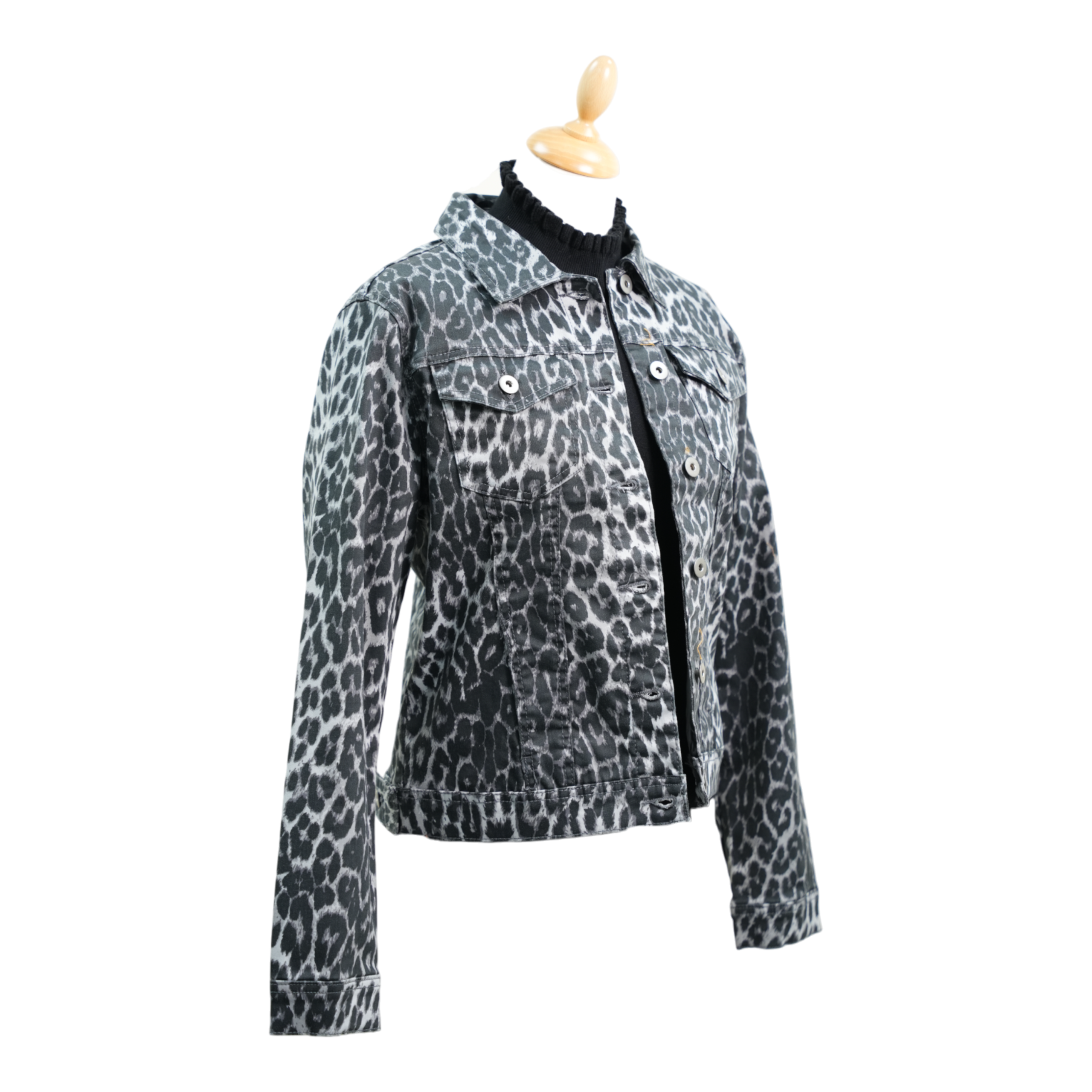 Tonnio Leopard Print Jacket Size UK 10,12,14,16 - Image 4