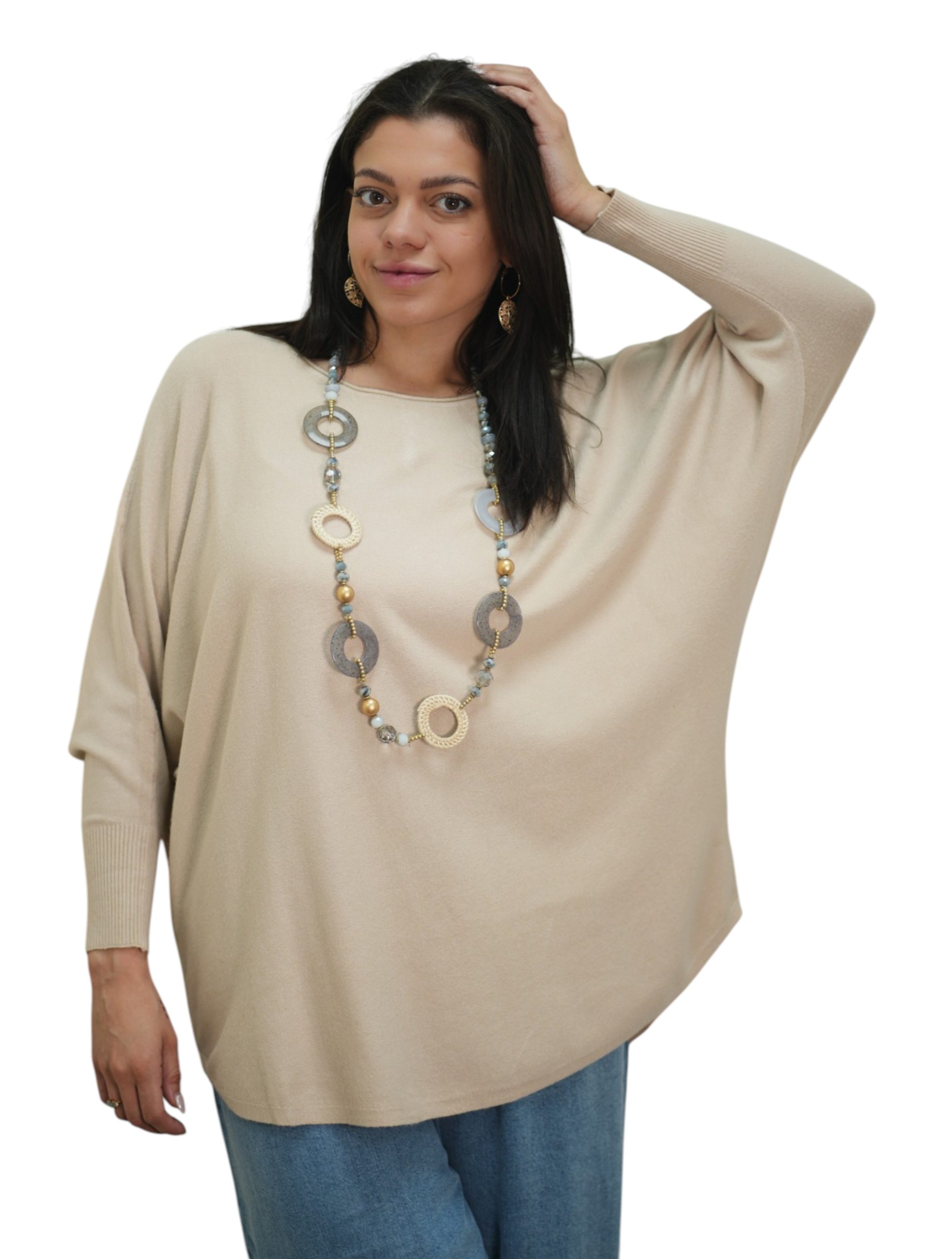 Milan Batwing Oversized Sweater size 14-22 - Image 11