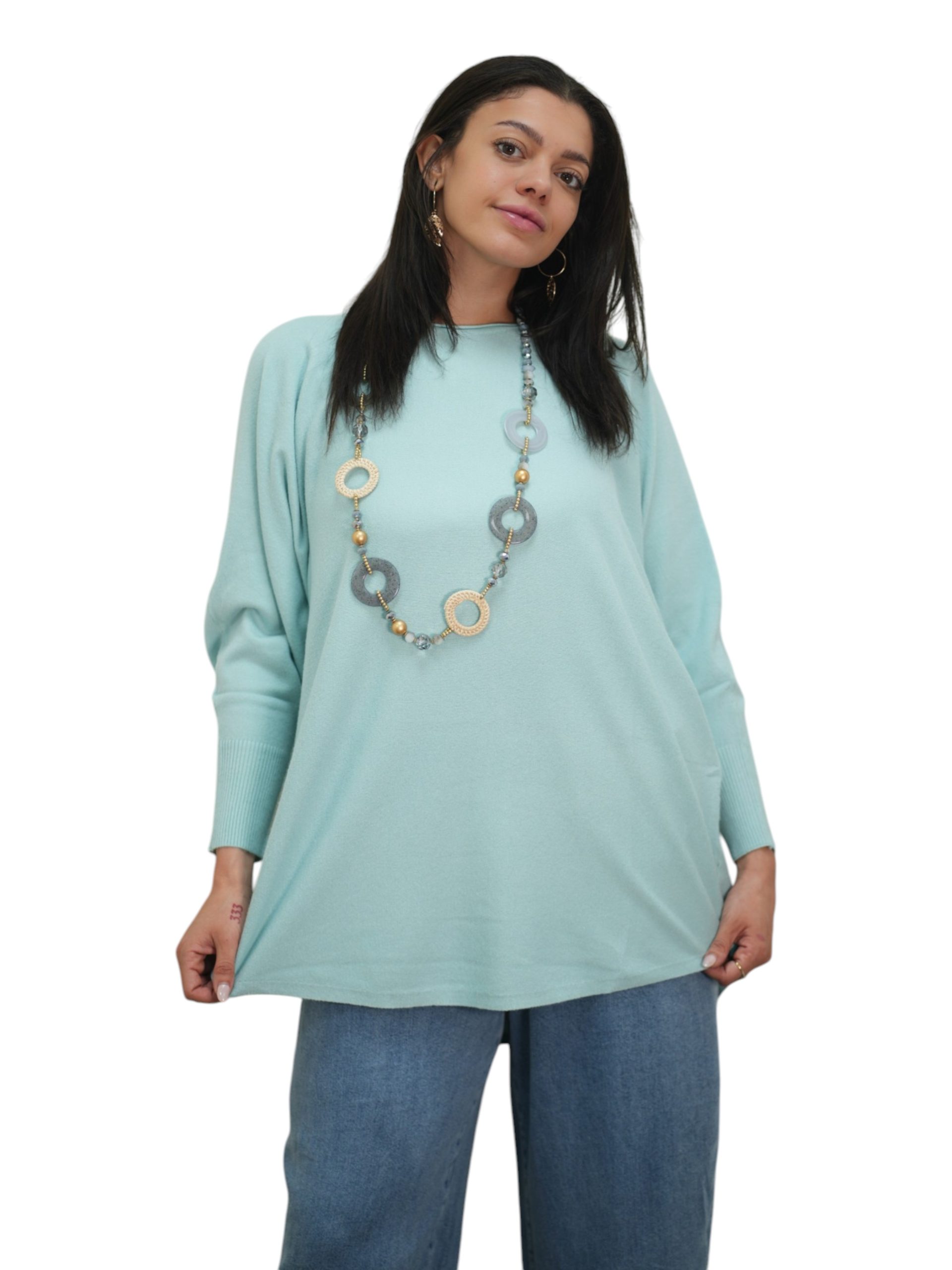 Milan Batwing Oversized Sweater size 14-22 - Image 8