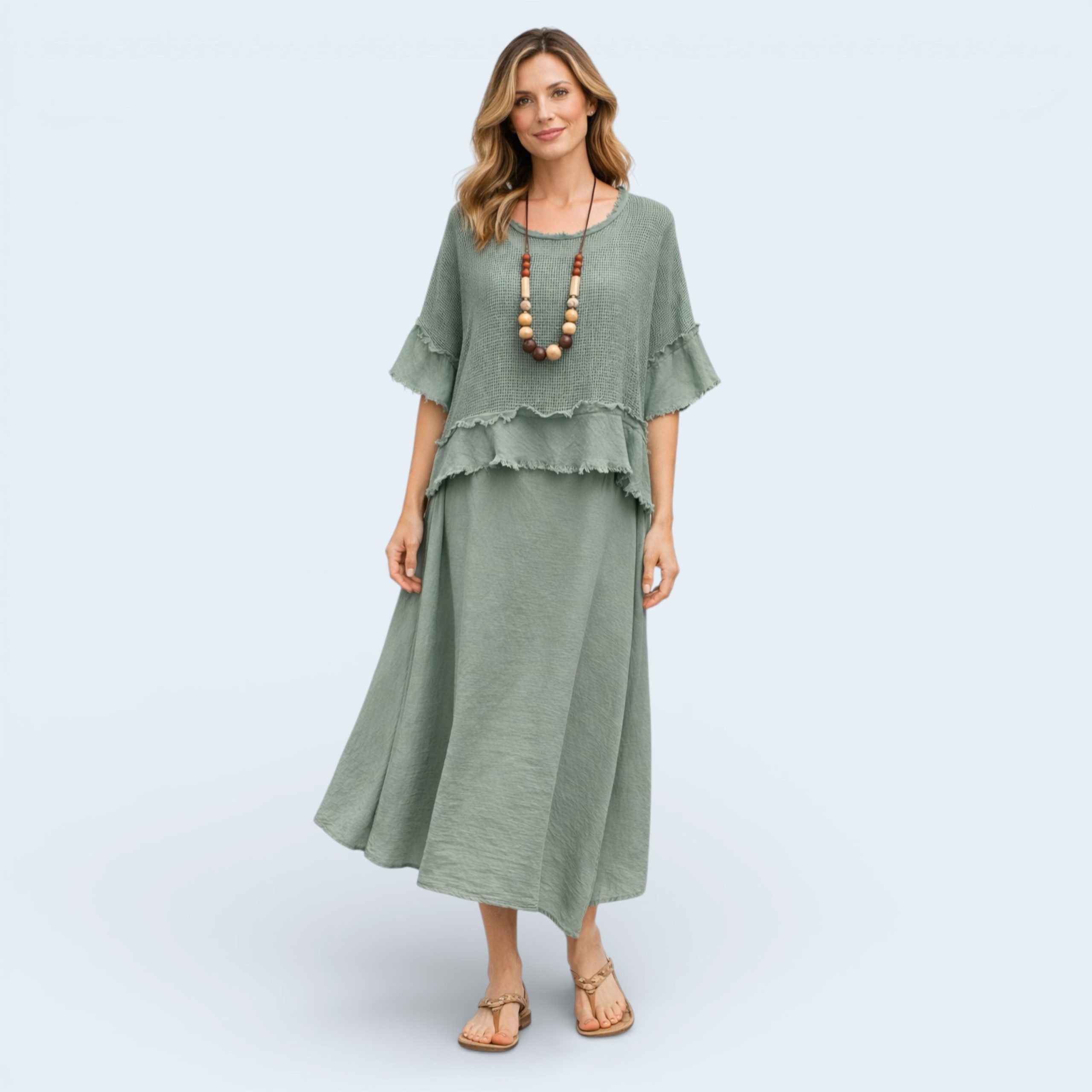 Freda Two piece Layered Dress size 14-16