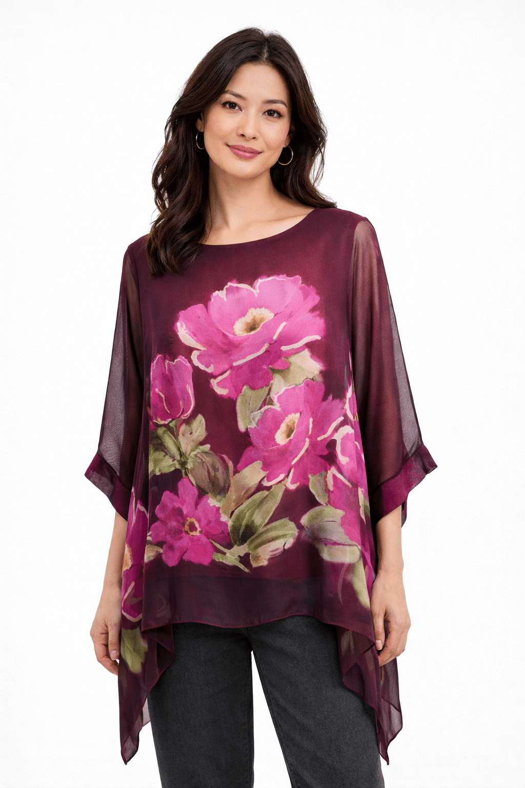 Amouage Silk Floaty Oversized Top 12-20 - Image 2