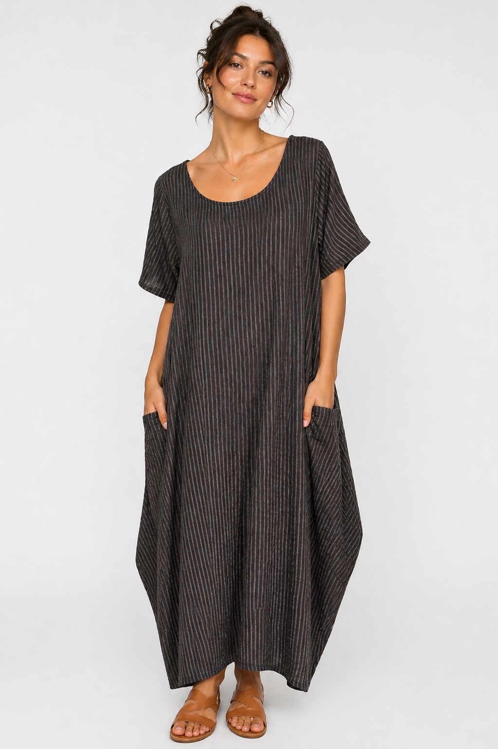Luella Balloon Style Cotton Maxi Dress size 14-18 - Image 13