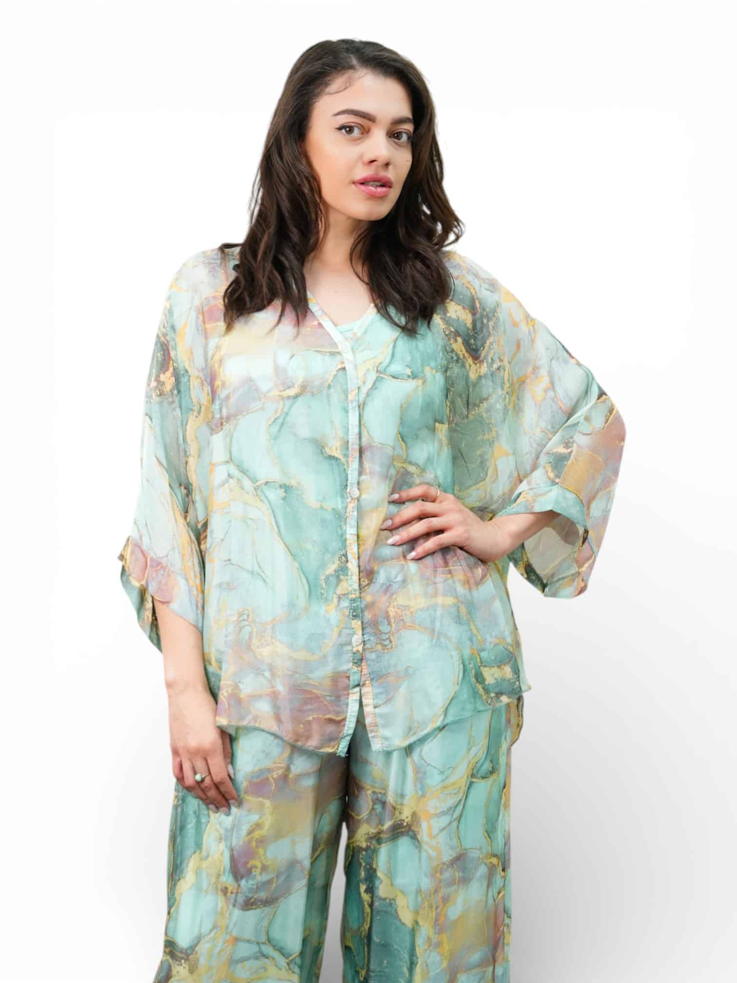 Manacor 2 piece silk mix set 14-20 - Image 5