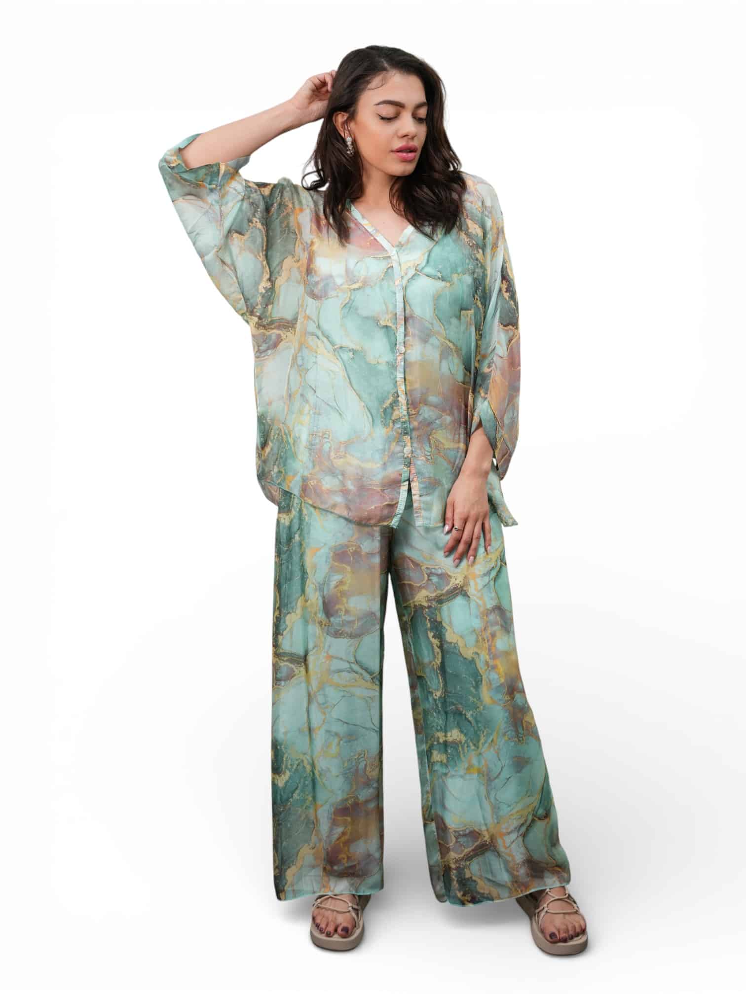 Manacor 2 piece silk mix set 14-20 - Image 7