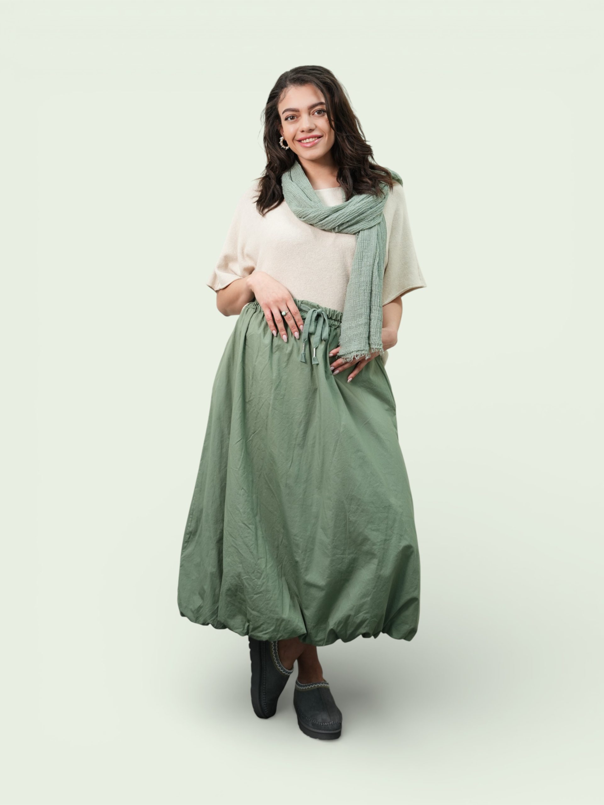 Brinie Soft cotton Poplin Puff Ball Skirt 12-16 - Image 5