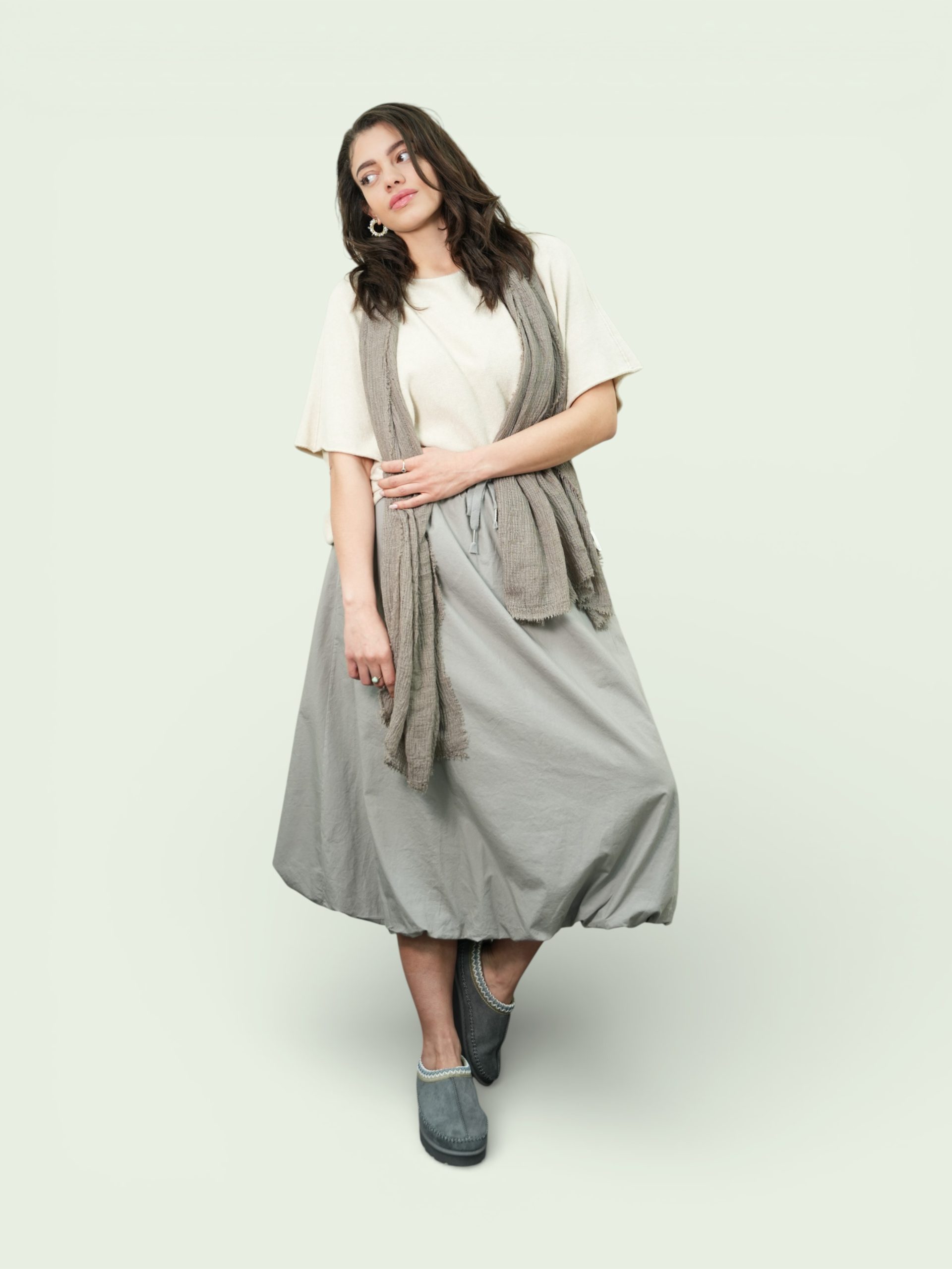 Brinie Soft cotton Poplin Puff Ball Skirt 12-16 - Image 9