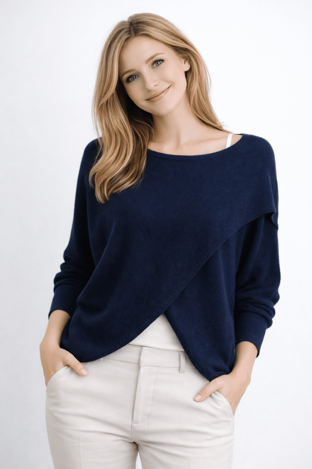 Electra Soft Knit Cross over Sweater 12-20 - Image 4