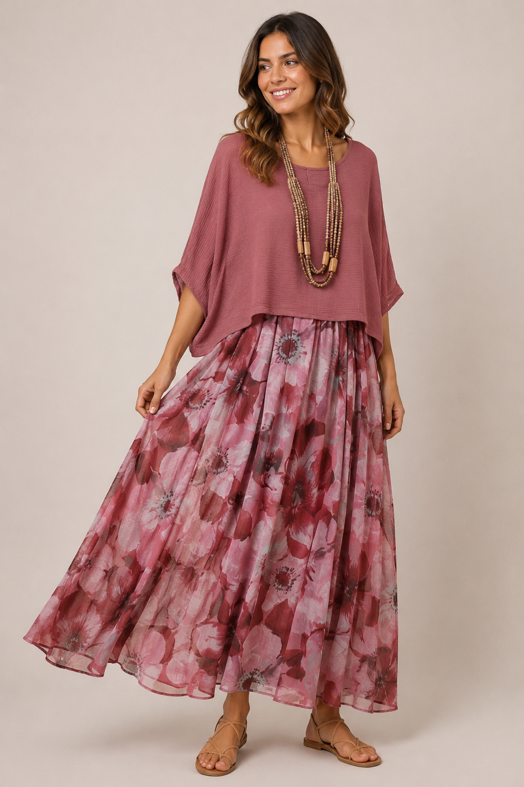 Evelyn 2 piece Layered Dress with Mesh Top Size 14/18 - Image 13