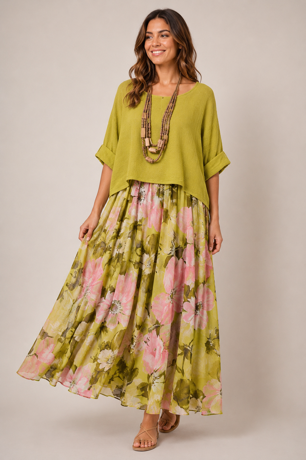 Evelyn 2 piece Layered Dress with Mesh Top Size 14/18 - Image 11