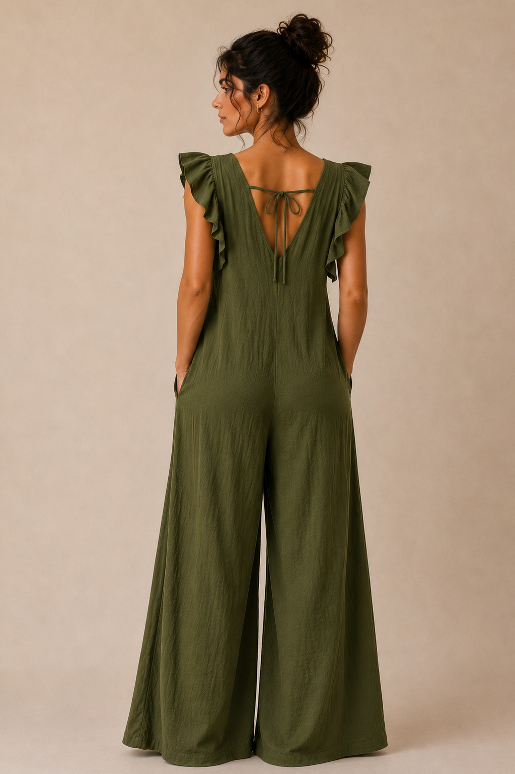 Atlin Sleeveless Wide Leg Jumpsuit 12-18 - Image 9