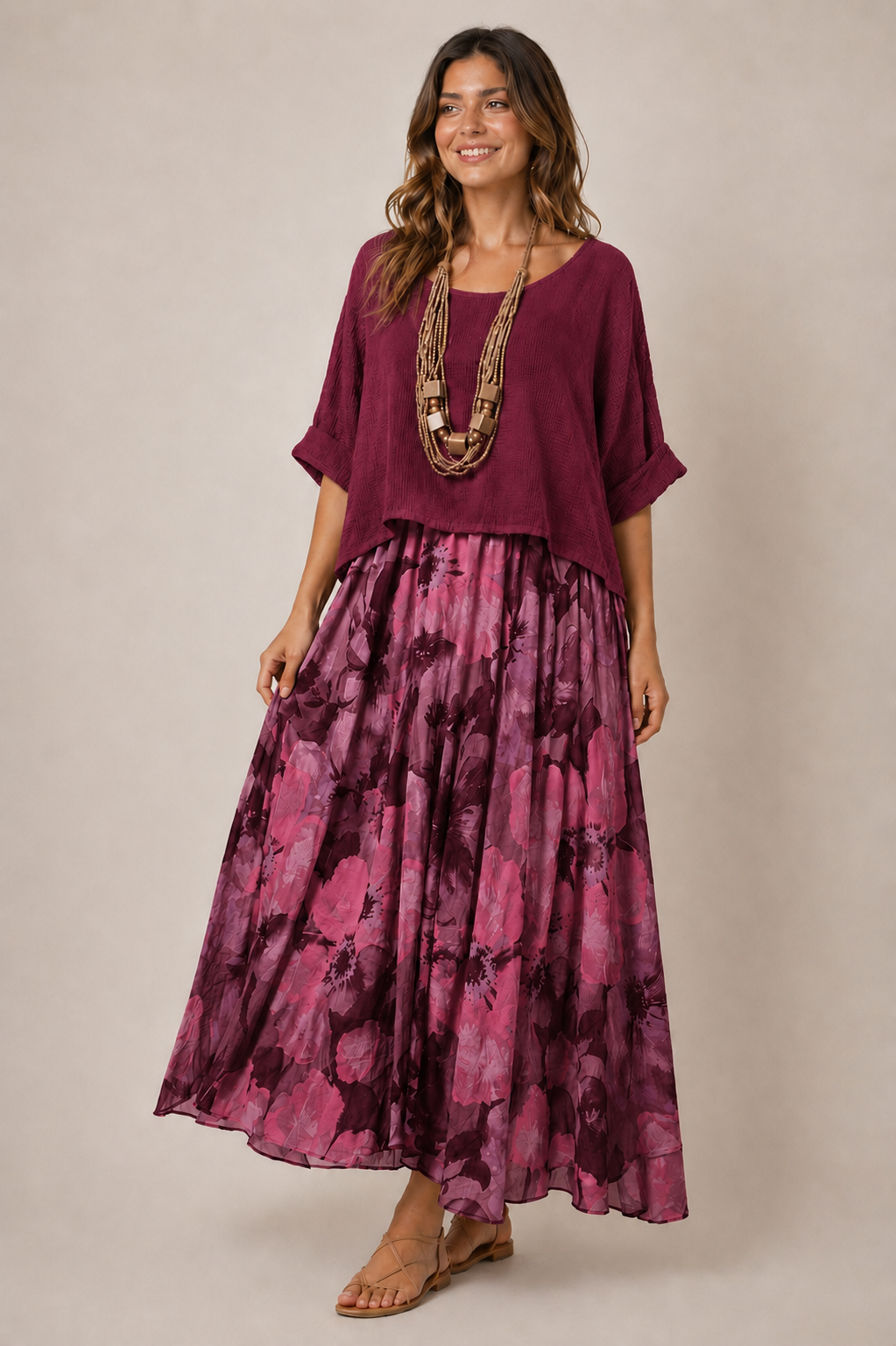 Evelyn 2 piece Layered Dress with Mesh Top Size 14/18 - Image 13