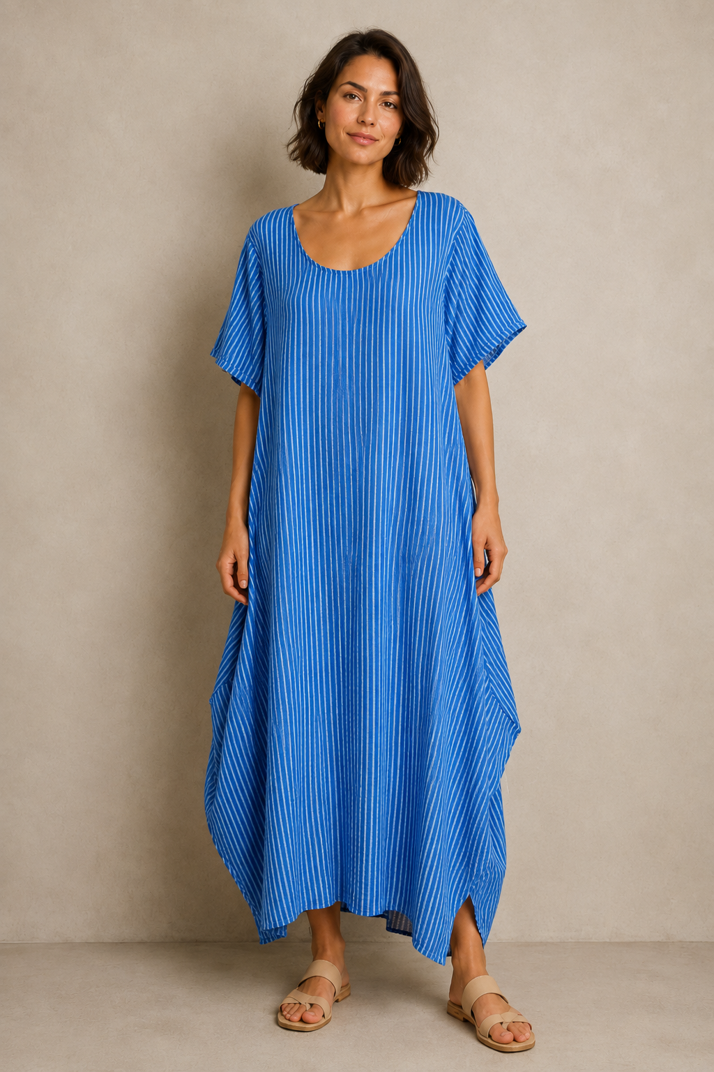 Luella Balloon Style Cotton Maxi Dress size 14-18 - Image 16