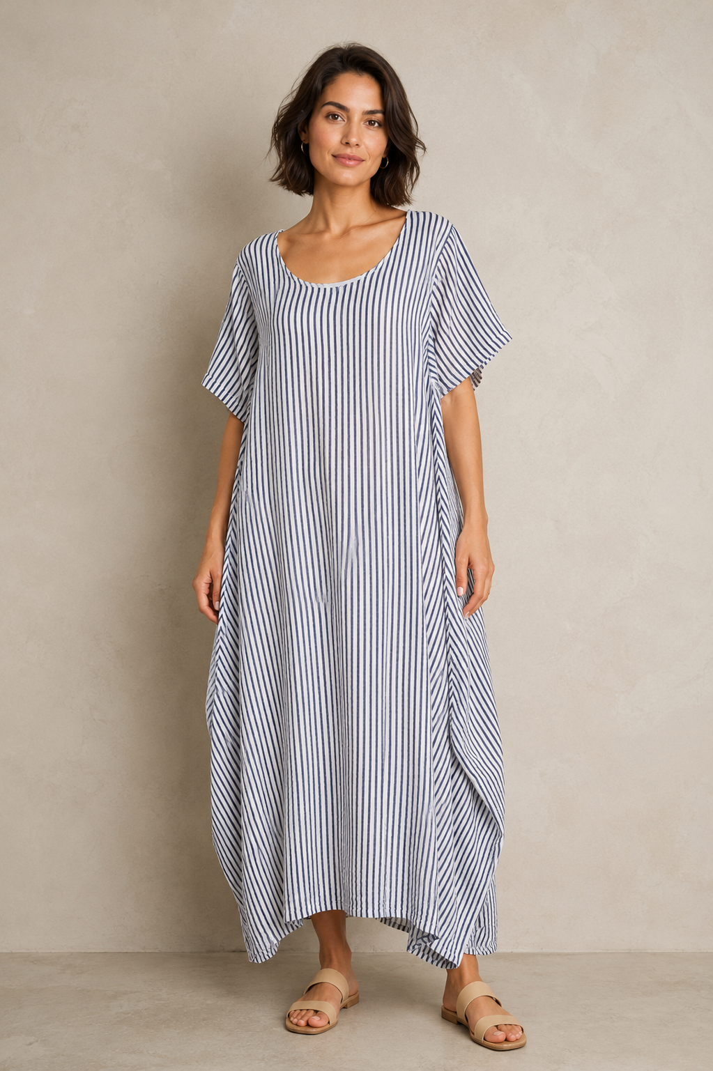 Luella Balloon Style Cotton Maxi Dress size 14-18 - Image 14