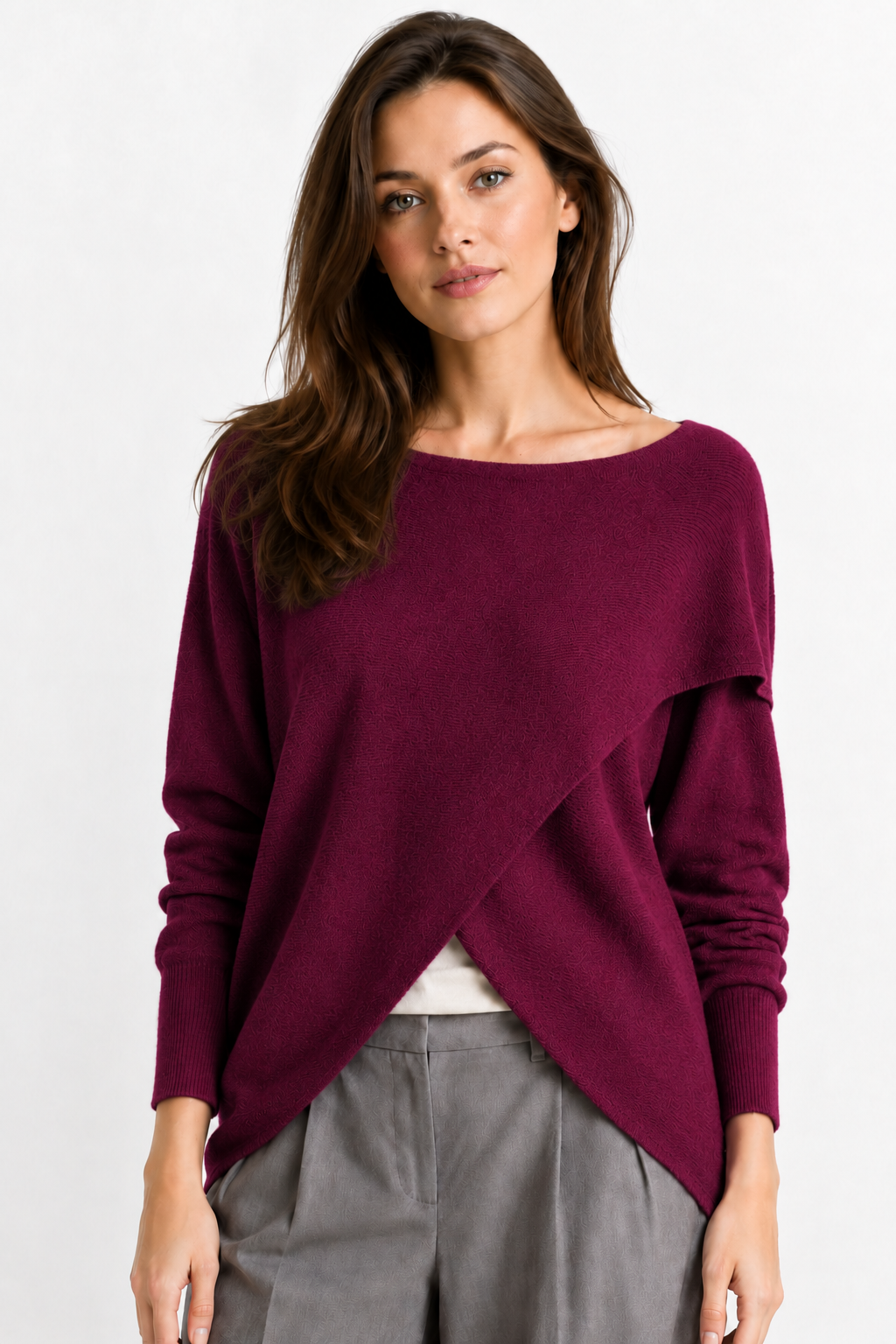 Electra Soft Knit Crossover Sweater 12-20 - Image 11