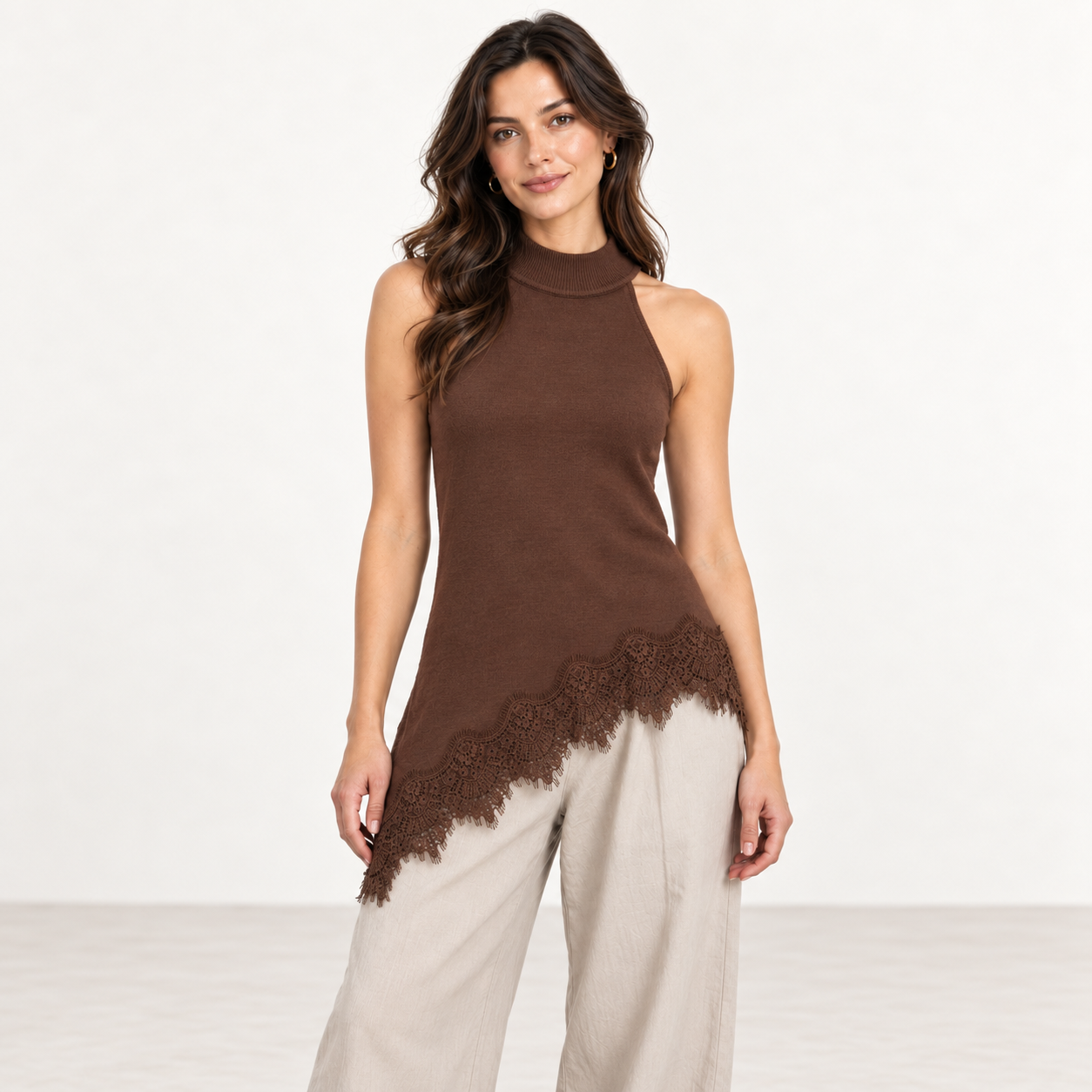 Irma High Neck Sleeveless Knit Size 10-14