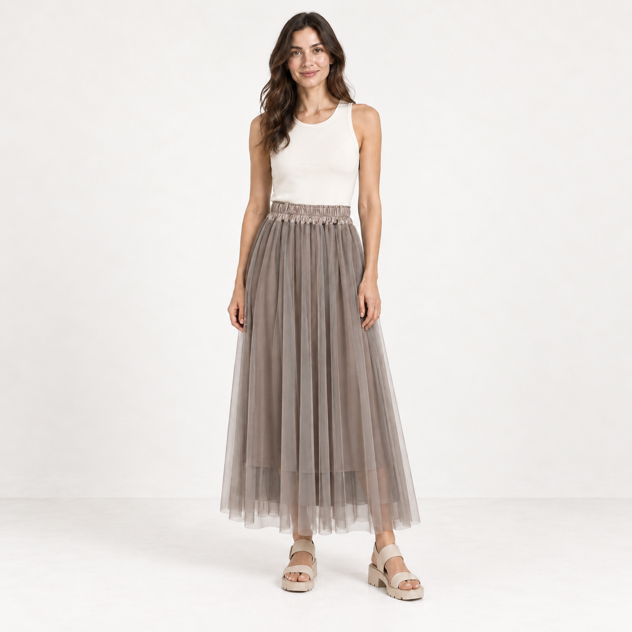 Arelis Soft Mesh Skirt Size 12-18