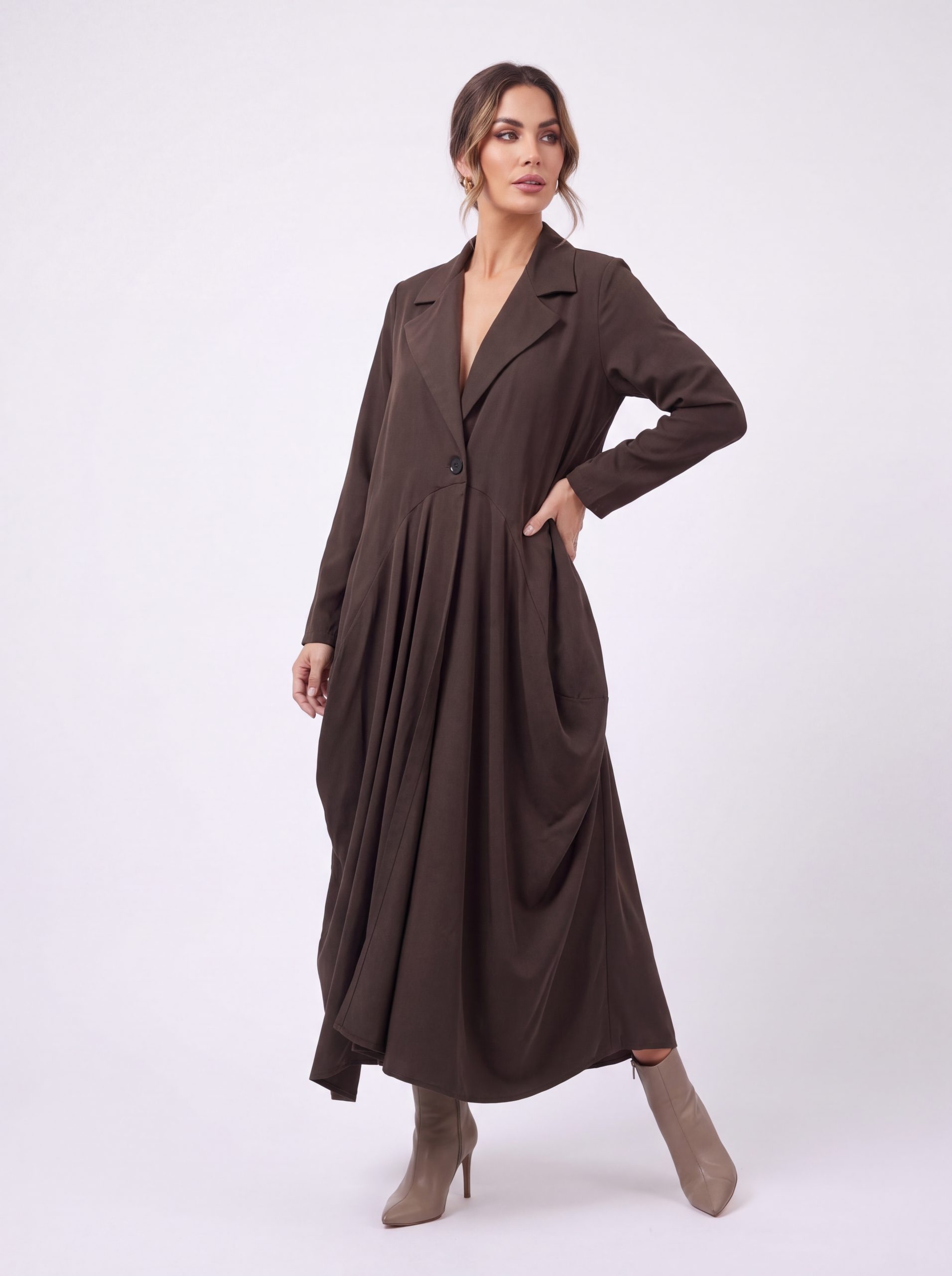 Symone Quirky Lightweight Maxi Coat Size 12-18 - Image 5