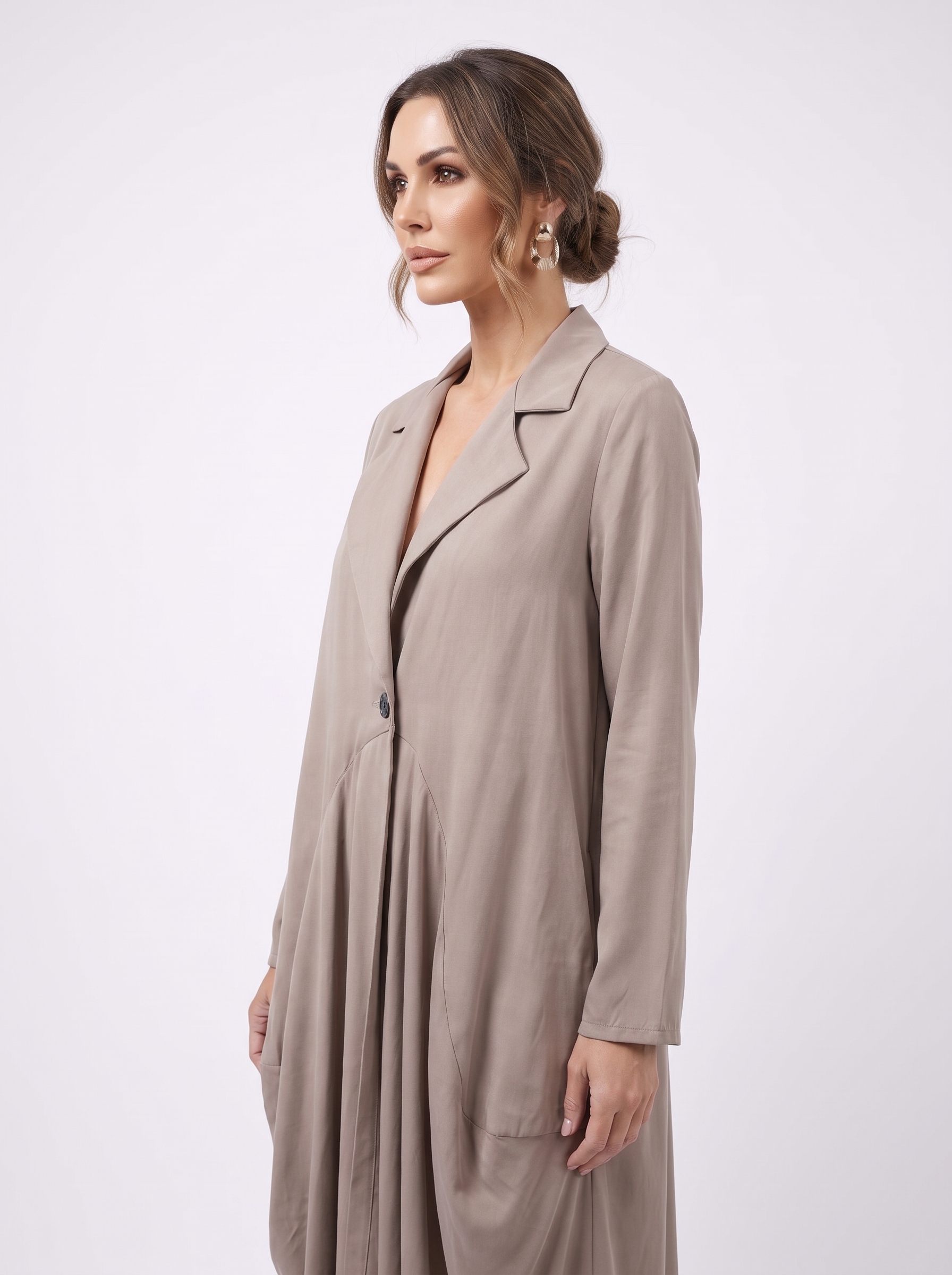 Symone Quirky Lightweight Maxi Coat Size 12-18 - Image 2